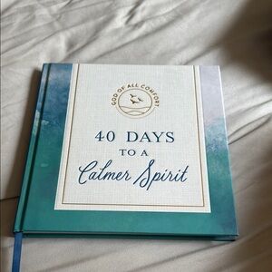 40 Days to a Calmer Spirit Hard Bound Devotional Book